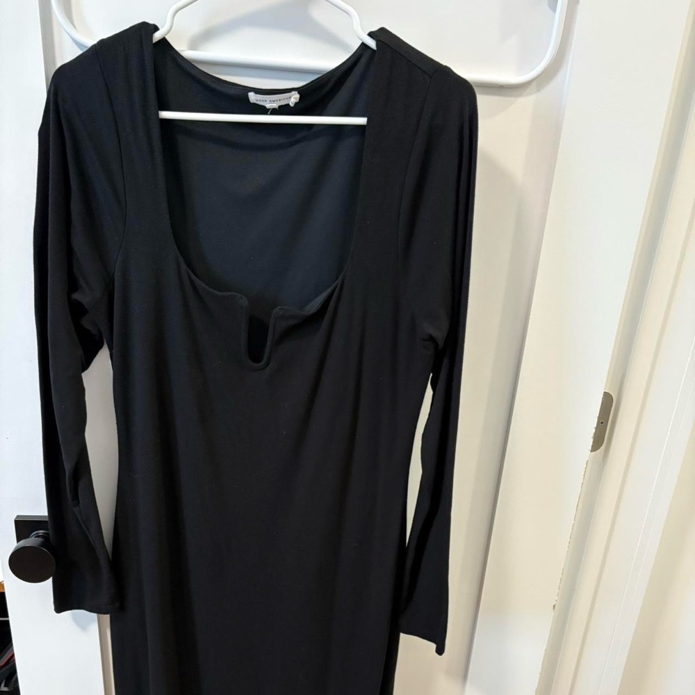 Good American U-Ring Long Sleeved Dress XL (Size 4) - Picture 2 of 3